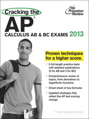 Cracking the AP Calculus AB & BC Exams, 2013 Edition - ebook